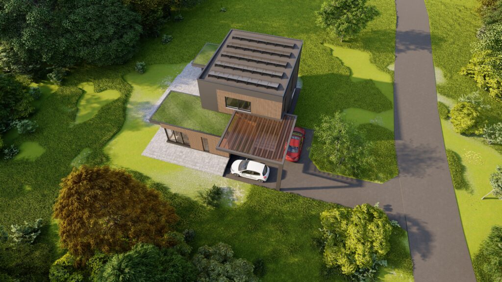 Keskkonnasõbralik kaasaegne kodu